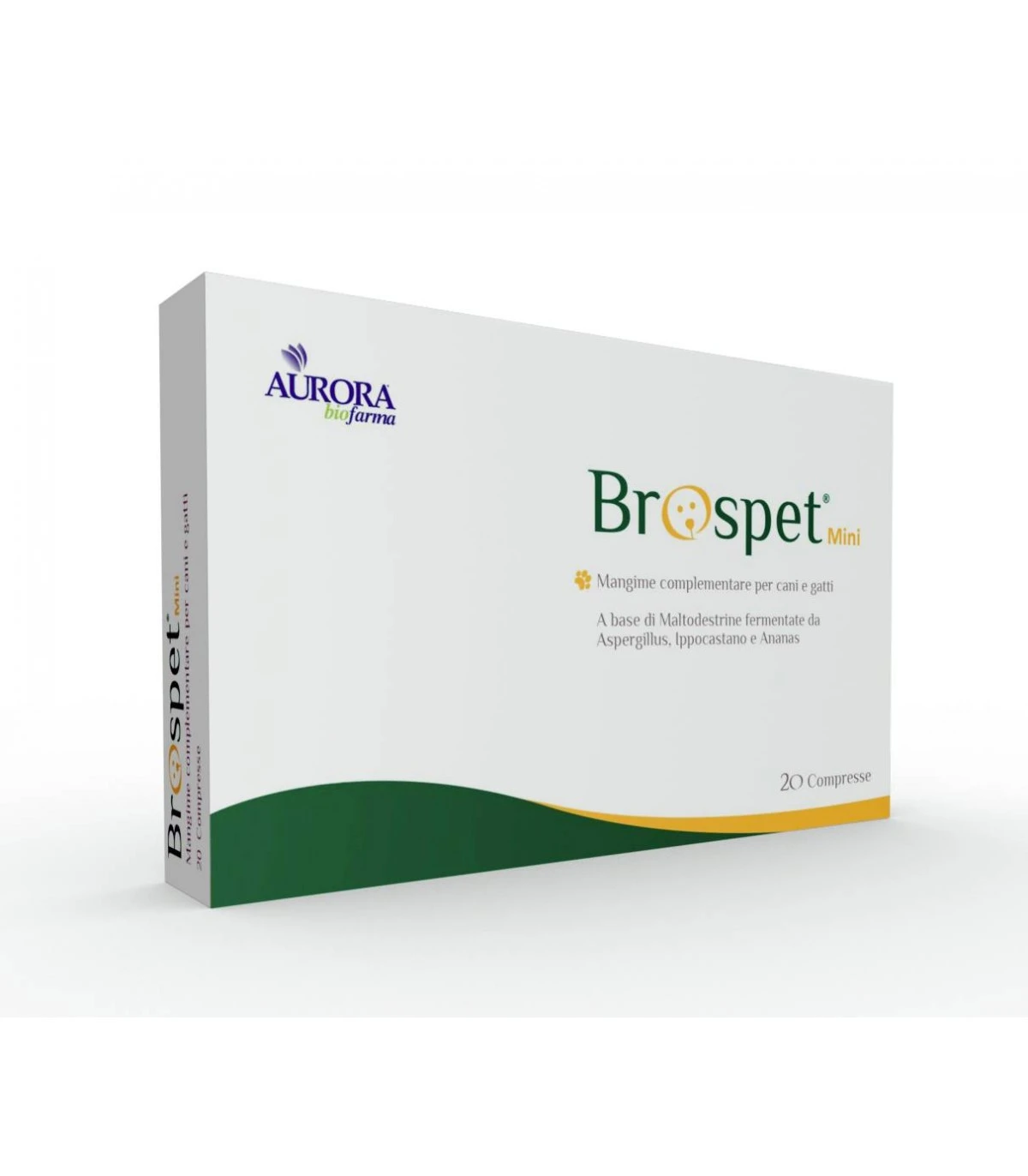 Aurora Biofarma Brospet Mini 20 Compresse 1 Aurora Biofarma Brospet Mini 20 Compresse