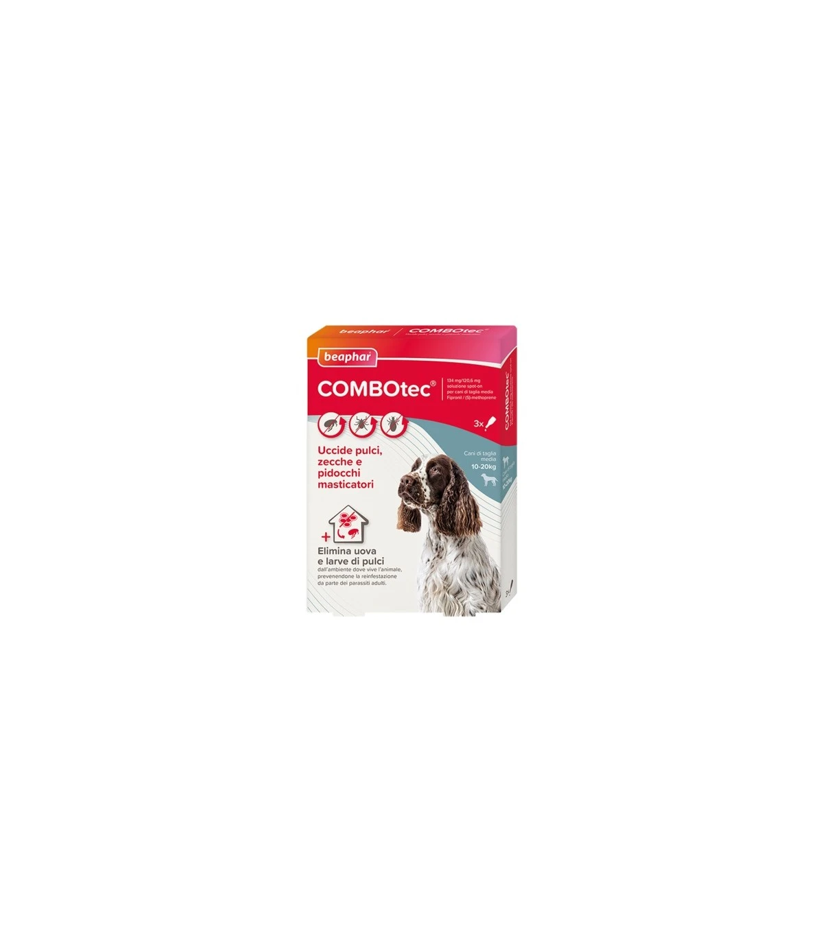 Beaphar Combotec 3 Pipette Cani Medi 10-20 Kg 1 Beaphar Combotec 3 Pipette Cani Medi 10-20 Kg