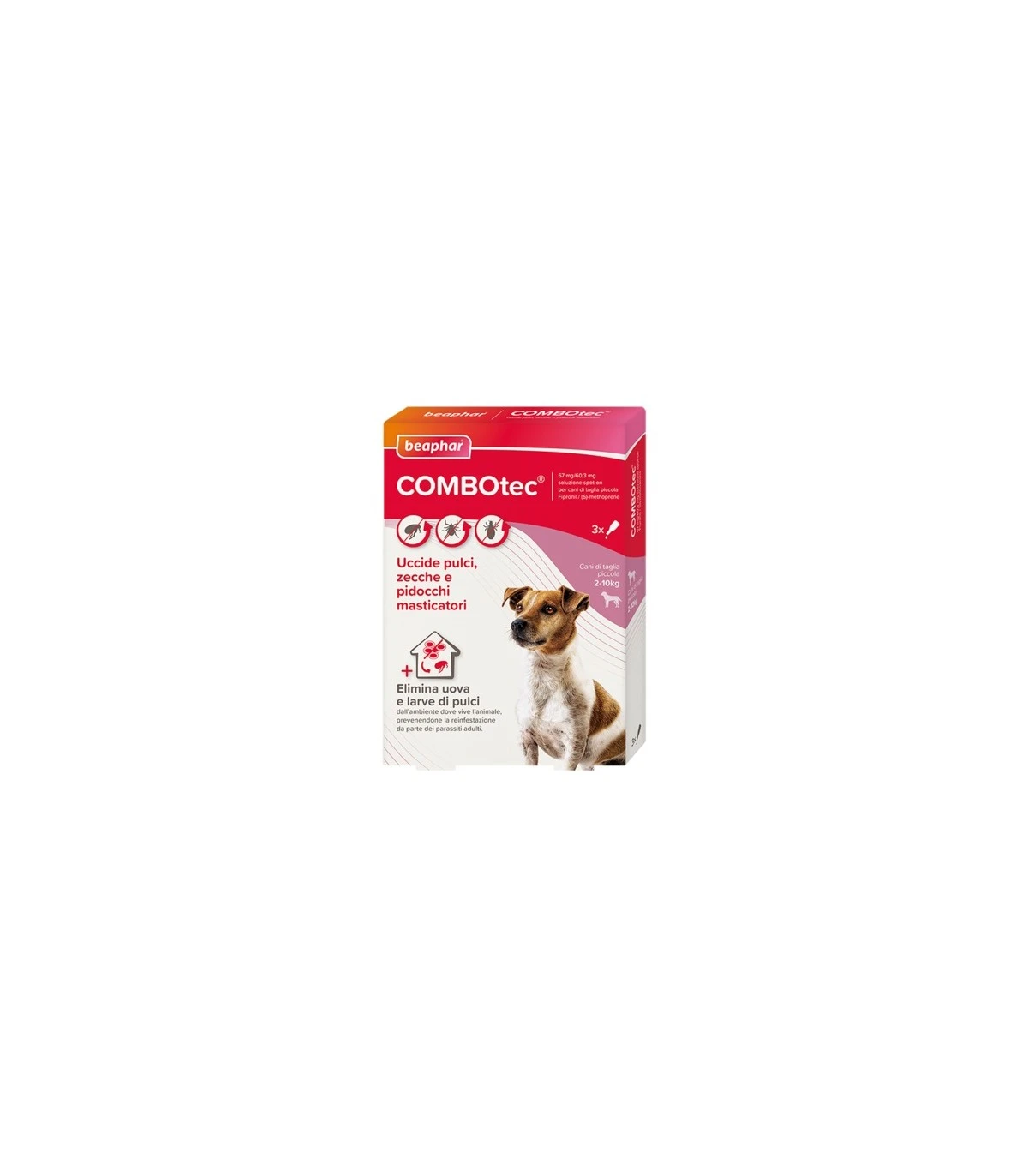 Beaphar Combotec 3 Pipette Cani Piccoli 2-10 Kg 1 Beaphar Combotec 3 Pipette Cani Piccoli 2-10 Kg