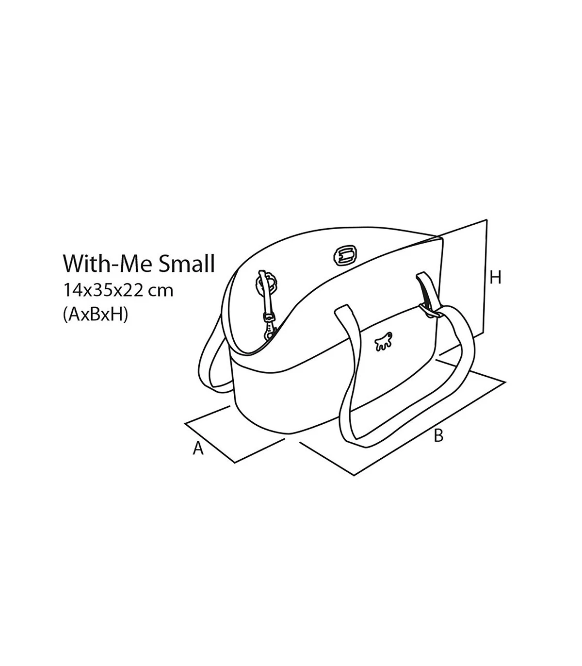 Ferplast With-me Borsa Small Roccia 2 Ferplast With-me Borsa Small Roccia - immagine 2