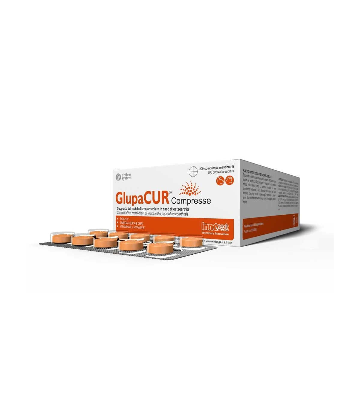 Innovet Glupacur 200 Compresse Masticabili 1 Innovet Glupacur 200 Compresse Masticabili